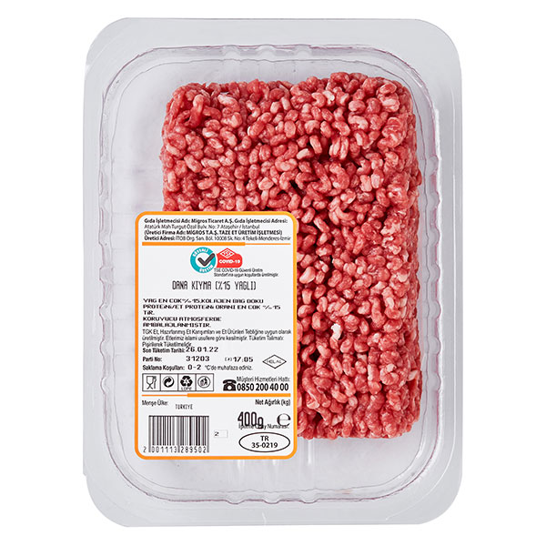 UZMAN KASAP DANA KIYMA 400 G %15 YAĞLI UZMAN KASAP DANA KIYMA 400 G %15 YAĞLI